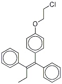 (E/Z)-1-[4-(2-Chloroethoxyphenyl]-1,2-diphenyl-1-butene-4,4,5,5,5-d5 Structure