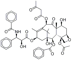 10-Acetoacetyl Paclitaxel 구조식 이미지