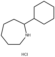 2-Cyclohexylhexahydro-1H-azepine Hydrochloride 구조식 이미지