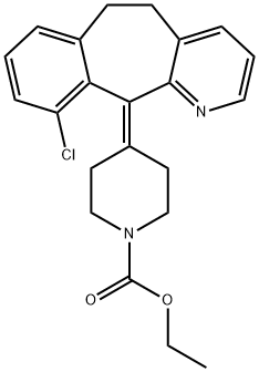 8-Dechloro-10-chloro Loratadine 구조식 이미지