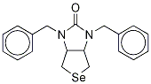 cis-N,N-Dibenzyl-tetrahydro-selenolo[3,4-d]iMidazol-2(3H)-one 구조식 이미지