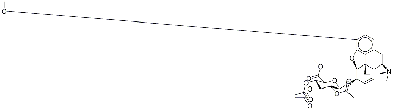 Codeine β-D-Glucuronide Triacetate Methyl Ester-d3 구조식 이미지