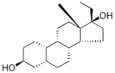 (3α,5α,17α)-19-Norpregnane-3,17-diol-d4 Structure