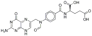 10-ForMyl Folic Acid-d4 구조식 이미지