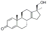 17β-HydroxyMethyl-17α-Methyl-18-norandrosta-1,4,13-trien-3-one-d4 구조식 이미지