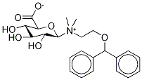 DiphenhydraMine-d6 N-β-D-Glucuronide Structure