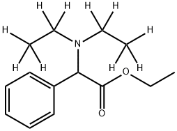α-[(Diethyl-d10)aMino]benzeneacetic Acid Ethyl Ester Structure