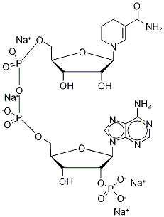β-NADPH-13C5 TetrasodiuM Salt Hydrate Structure