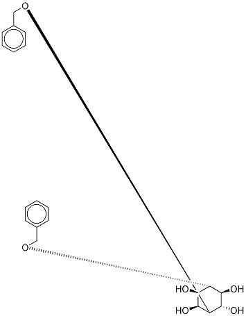 3,6-Bis-O-(phenylMethyl)-D,L-Myo-inositol 구조식 이미지