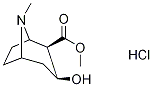 3β-Hydroxy-2β-tropanecarboxylic Acid Methyl Ester-d3  Hydrochloride 구조식 이미지