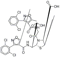 934986-85-3 [3-(2,6-Dichlorophenyl)-5-methyl-4-isoxazolyl]carbonyl N3-[N-[[3-(2,6-Dichlorophenyl)-5-methyl-4-isoxazolyl]carbonyl]glycinyl]penicilloic Acid