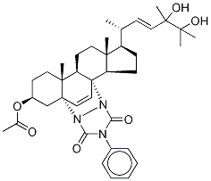  (3β,5α,8α,22E)-5,8-[N,N-(4-Phenylurazole)]-ergosta-6,22-diene-3,24,25-triol 3-Acetate