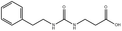 3-(3-Phenethylureido)propanoic acid Structure