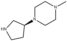 (S)-3-(4-N-Methyl-piperazin-1-yl)pyrrolidine-3HCl 구조식 이미지