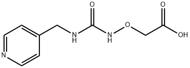 2-((3-(Pyridin-4-ylmethyl)ureido)oxy)acetic acid Structure