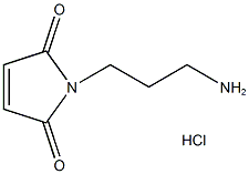 1H-Pyrrole-2,5-dione, 1-(3-aMinopropyl)-, hydrochloride 구조식 이미지
