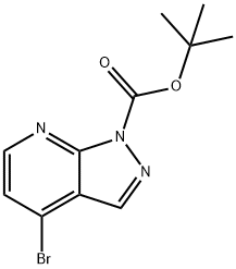 1-Boc-4-bromo-7-aza-1H-indazole Structure