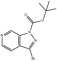 1-Boc-3-bromo-6-aza-1H-indazole Structure