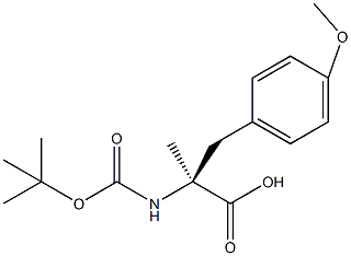 (S)-N-Boc-2-(4-methoxybenzyl)alanine Structure