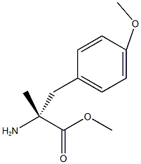 (R)-2-(4-Methoxybenzyl)-Ala-OMe 구조식 이미지