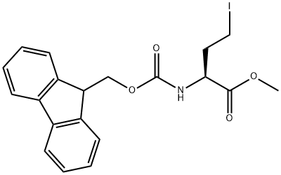 (S)-N-Fmoc-γ-Iodo-Abu-OMe Structure