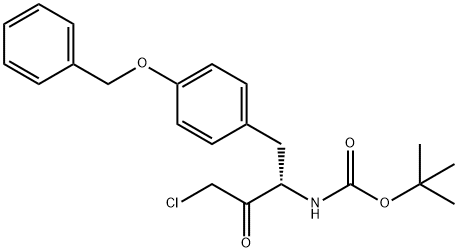 Boc-Tyr(Bzl)-chloromethylketone Structure