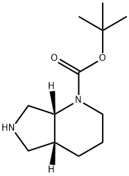 TERT-BUTYL (4AR,7AR)-OCTAHYDRO-1H-PYRROLO[3,4-B]PYRIDINE-1-CARBOXYLATE 구조식 이미지