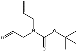 tert-butyl allyl(2-oxoethyl)carbaMate Structure