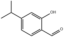 2-Hydroxy-4-isopropylbenzaldehyde 구조식 이미지