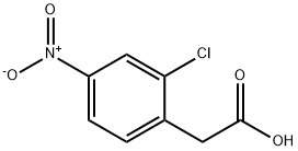 2-(2-chloro-4-nitrophenyl)acetic acid 구조식 이미지