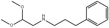 N-(2,2-디메톡시에틸)-3-페닐프로판-1-아민 구조식 이미지