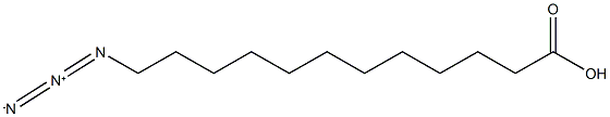 12-Azidododecanoic acid Structure