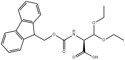 L-Serine, 3-ethoxy-O-ethyl-N-[(9H-fluoren-9-ylMethoxy)carbonyl]- Structure