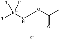칼륨(아세톡시메틸)트리플루오로보레이트 구조식 이미지