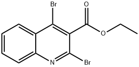 Ethyl 2,4-dibroMoquinoline-3-carboxylate Structure
