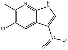 5-CHLORO-6-METHYL-3-NITRO-7-AZAINDOLE Structure