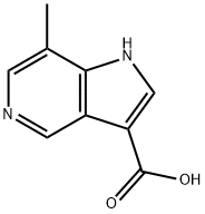 7-METHYL-5-AZAINDOLE-3-CARBOXYLIC ACID Structure