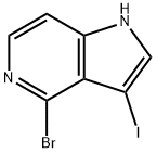 4-BROMO-3-IODO-5-AZAINDOLE Structure