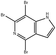 4,6,7-TRIBROMO-5-AZAINDOLE 구조식 이미지