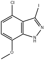 4-CHLORO-3-IODO-7-METHOXY (1H)INDAZOLE Structure