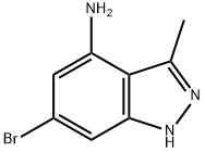 4-AMINO-6-BROMO-3-METHYL (1H)INDAZOLE Structure
