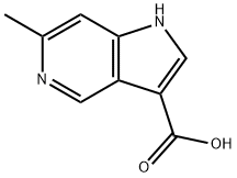 6-METHYL-5-AZAINDOLE-3-CARBOXYLIC ACID Structure