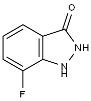 3-HYDROXY-7-FLORO1H-인다졸 구조식 이미지