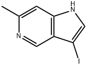 3-IODO-6-METHYL-5-AZAINDOLE Structure