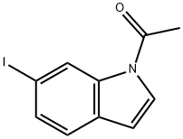 1-ACETYL-6-IODOINDOLE Structure