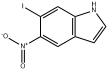 6-IODO-5-NITROINDOLE Structure