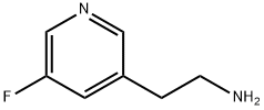 2-(5-플루오로-피리딘-3-일)-에틸아민 구조식 이미지