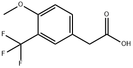 2-(4-Methoxy-3-(trifluoroMethyl)phenyl)acetic acid Structure