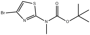 (4-BroMo-thiazol-2-yl)-Methyl-carbaMic acid tert-butyl ester Structure