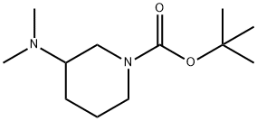 N-Boc-3-디메틸아미노피페리딘 구조식 이미지